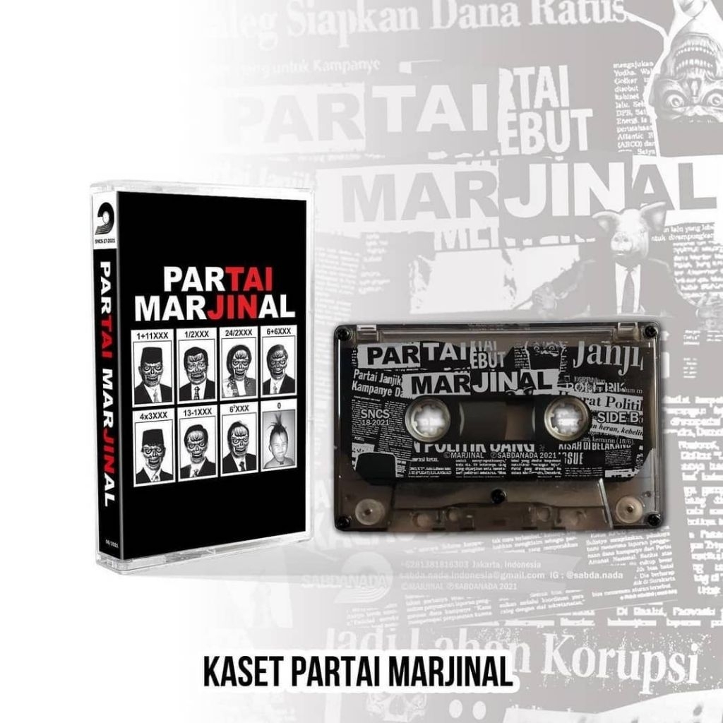 Kaset Tape Marjinal - Partai Marjinal