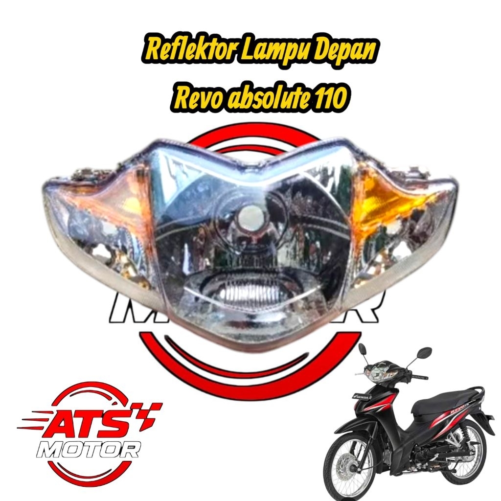 Reflektor Lampu Depan Revo absolute 110