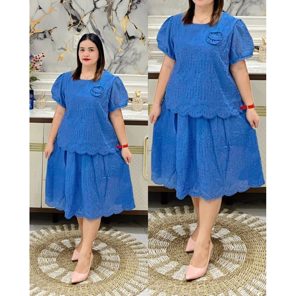 Stelan Rok Katun Bolong Premium