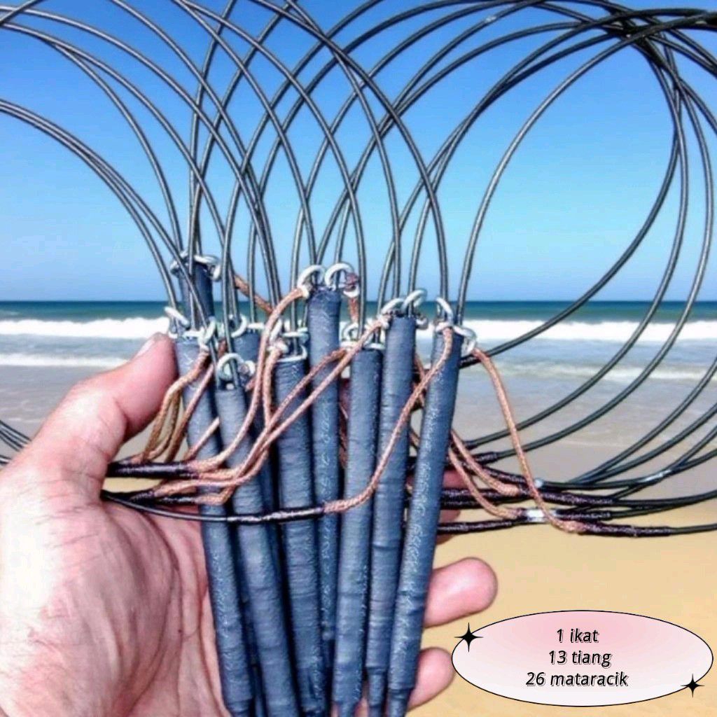 1 Ikat 13 Tiang 26 mata racik, model kupu-kupu Jerat Tarung Ayam Hutan pikat ayam hutan: Kuat, Efekt