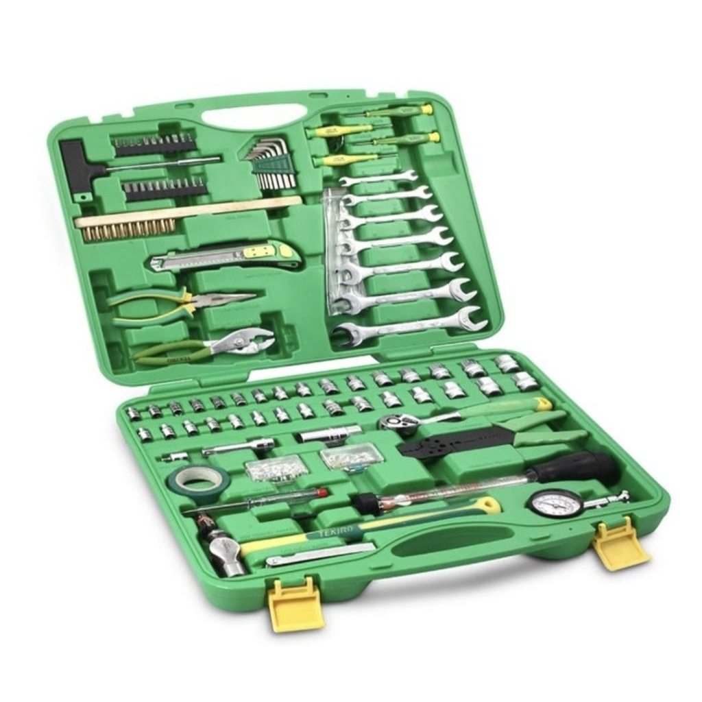 TEKIRO Mechanic Mekanik Tool Set 130 pcs Toolkit set 130pcs box plastik