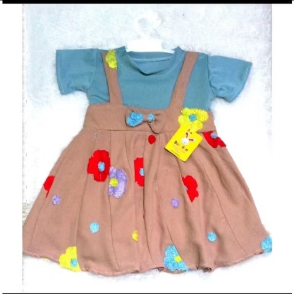 baju dress anak perempuan 6 bulan sampai 5 tahun
