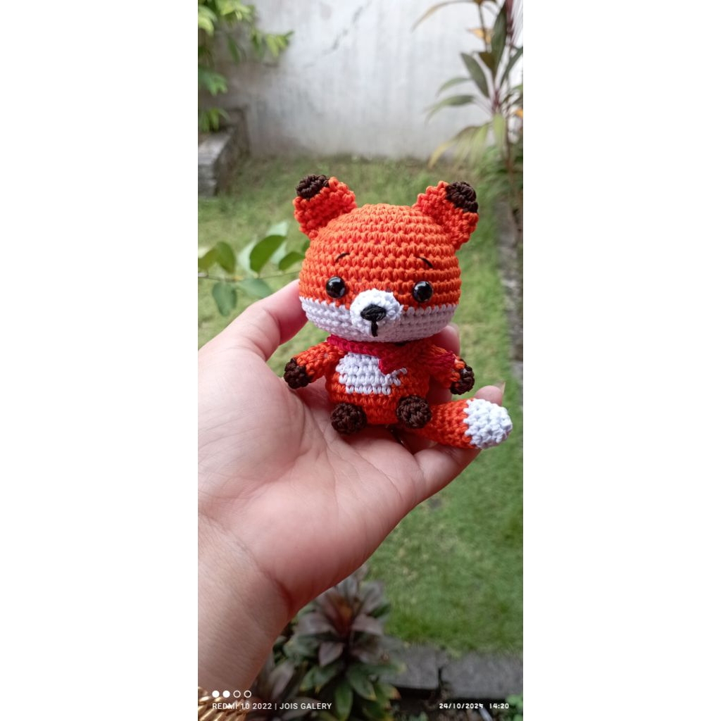 rubah || keychain || gantungan kunci