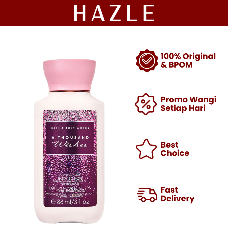 Bath & Body Works A Thousand Wishes Travel Size Body Lotion Woman 88 ml