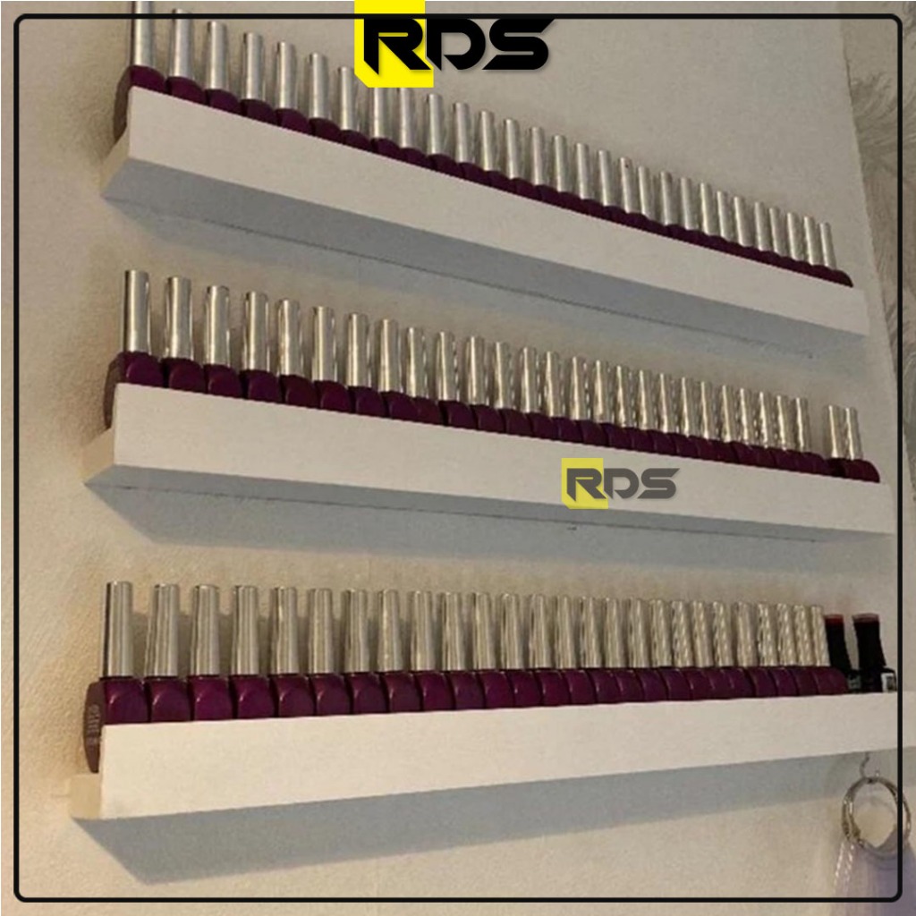 Rak Kutek Dinding Minimalis Tempat Kutek, Kosmetik Lego Vapor Gantung Tempat Mainan Anak