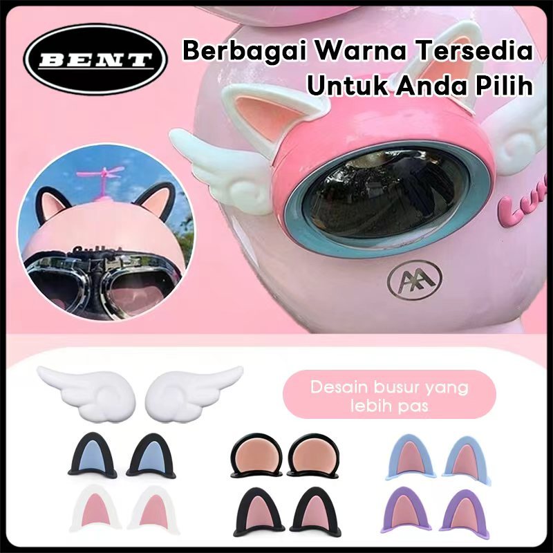 Hiasan Telinga Kucing Motor/ Mobil Listrik/Aksesoris Modifikasi Motor/Mobil Listrik Lucu/Modifikasi 