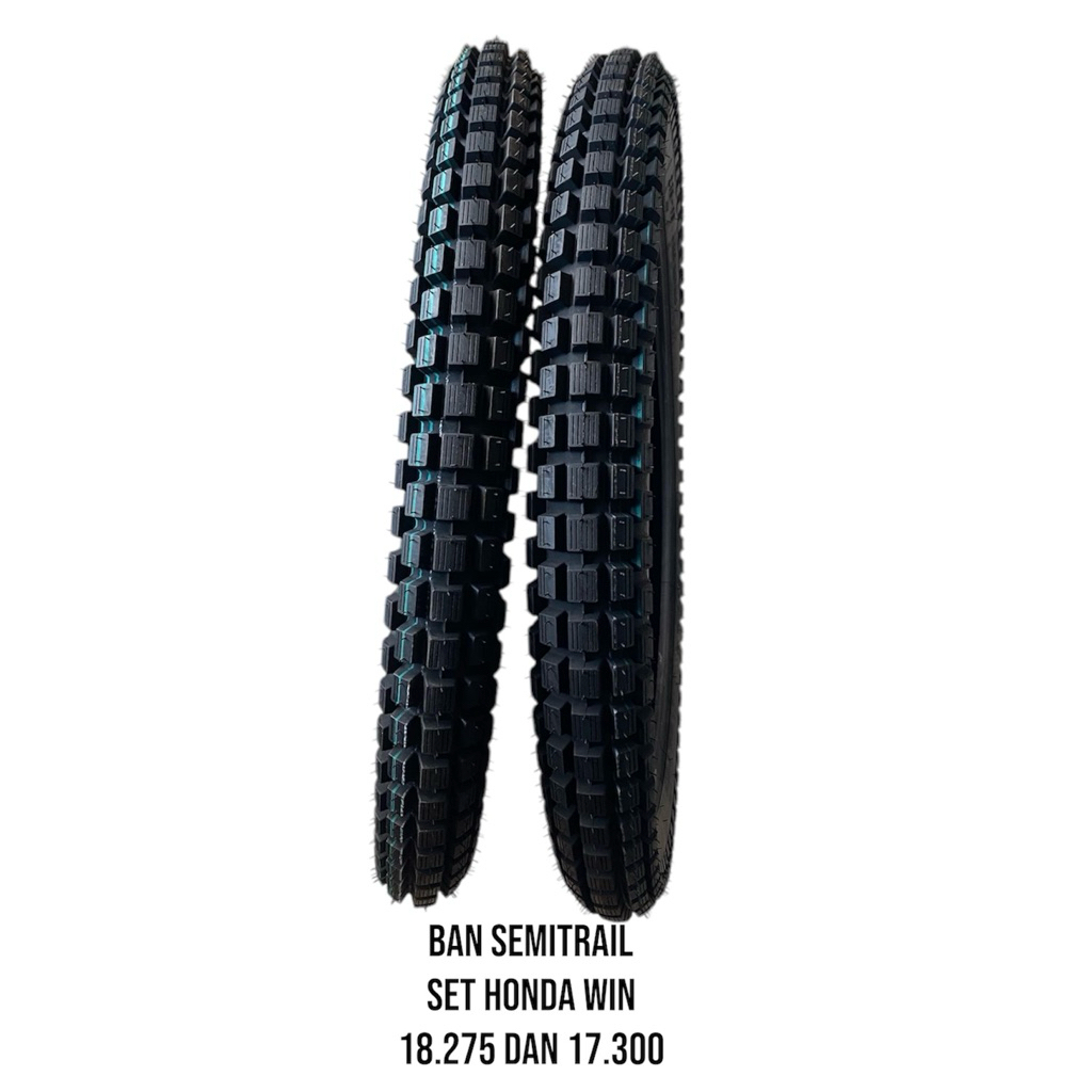 Ban semi trail honda win set depan ring 18 irc belakang ring 17 aspira