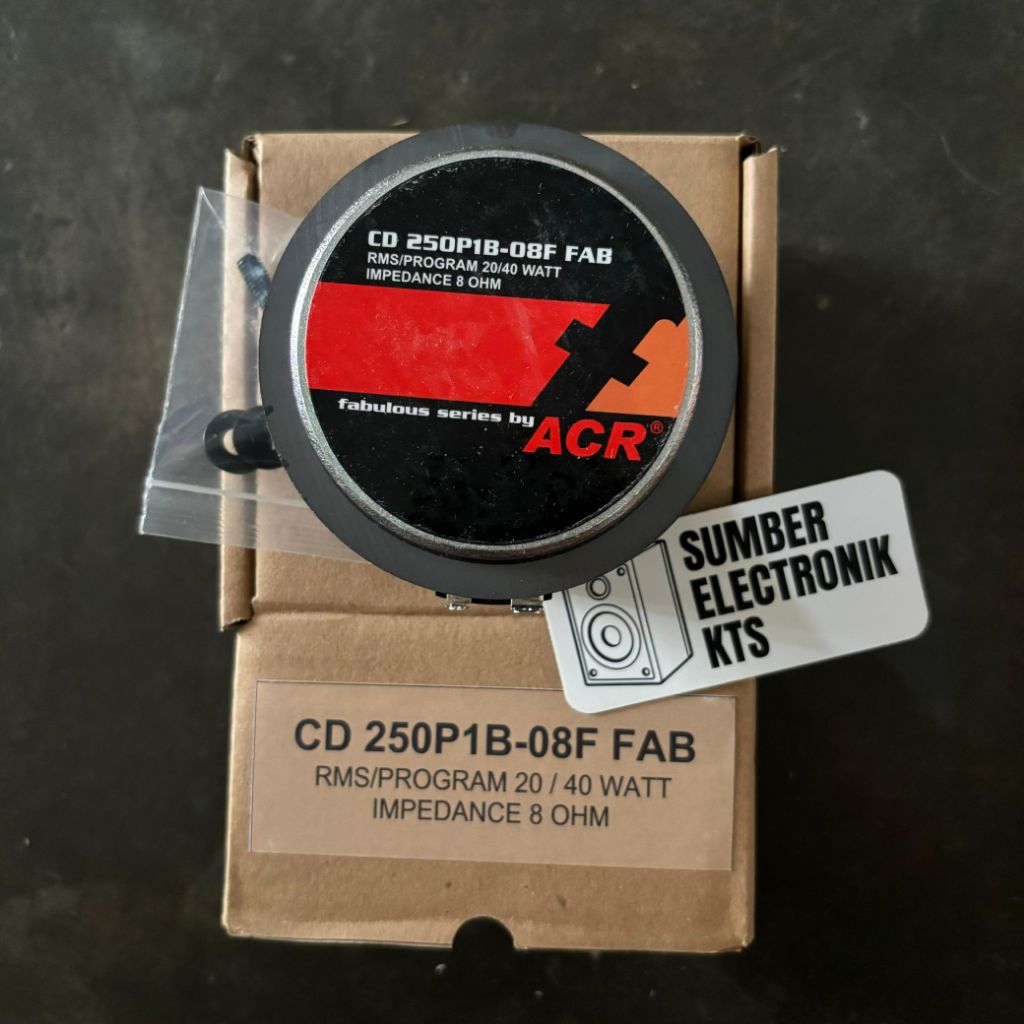 ACR Driver ACR Tweeter Fabuluos Magnet CD 250P18-08F FAB ACR Speaker Kualitas Suara Luar Biasa denga