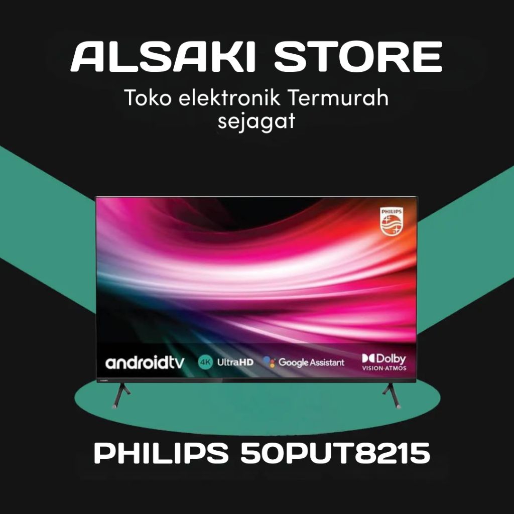 PHILIPS UHD SMART TV 50 INCH
50PUT8215
