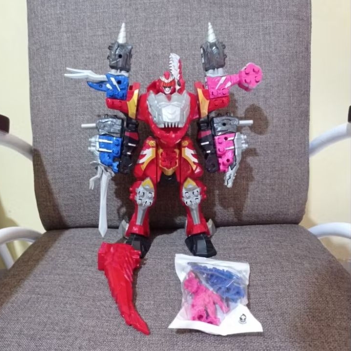 Mainan Robot DX Kishiryu Oh Three Knights Kishiryuoh Tyramigo Zord Megazord Ryusoul Ryuosoulger Powe