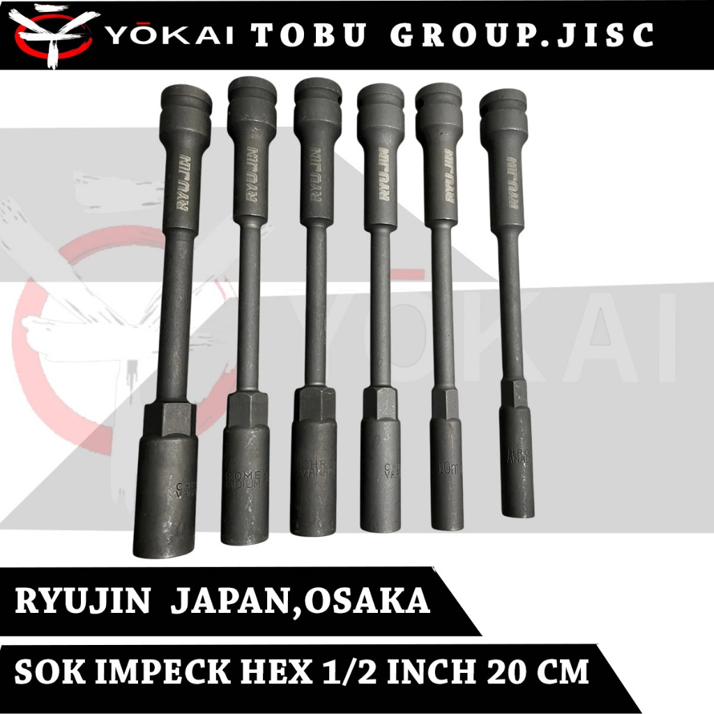 RYUJIN Mata Kunci Shock Panjang Anti Karat 8-17MM Panjang 20cm