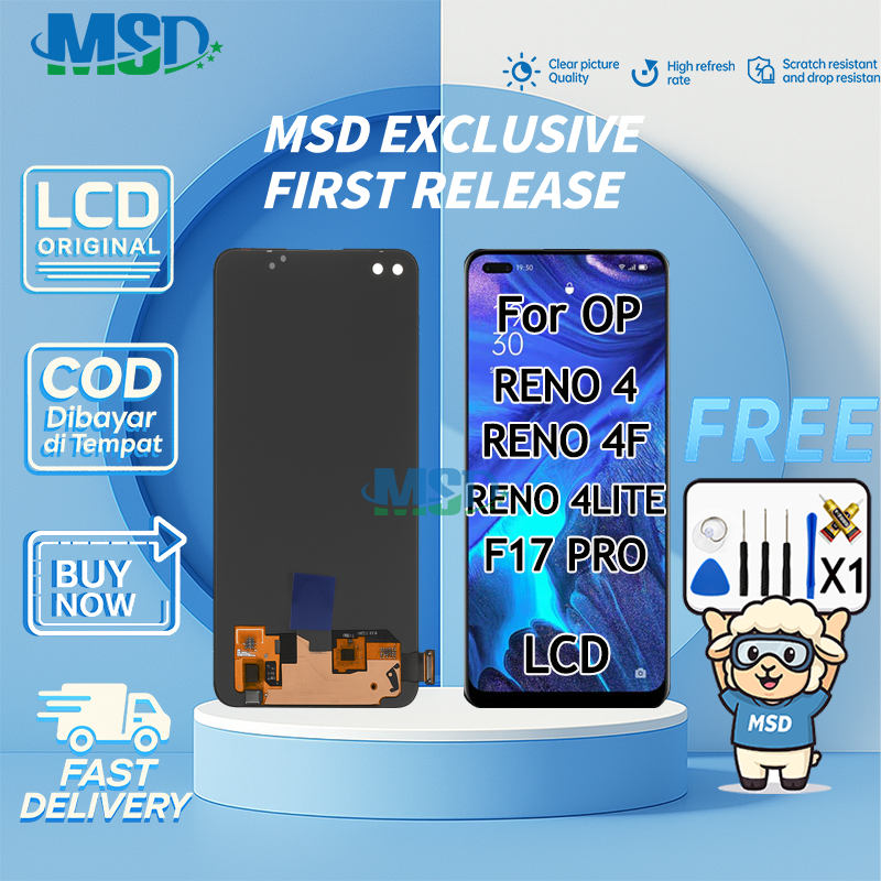 LCD FOR OPPO RENO 4LITE / RENO 4 / RENO 4LITE / F17 PRO UNIVERSAL FULLSET Touchscreen LCD HP ORI