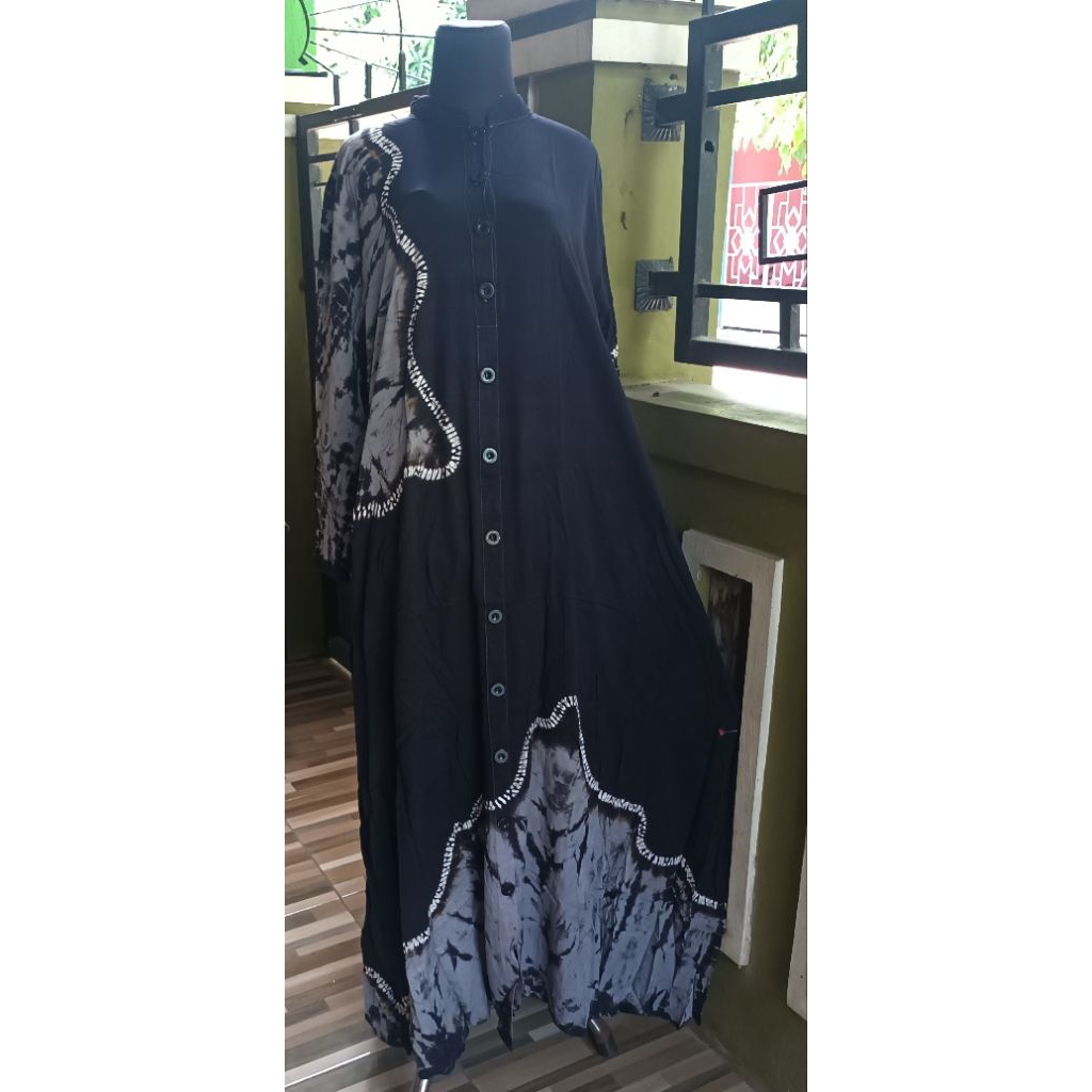 Gamis Payung Twill Bee Batik