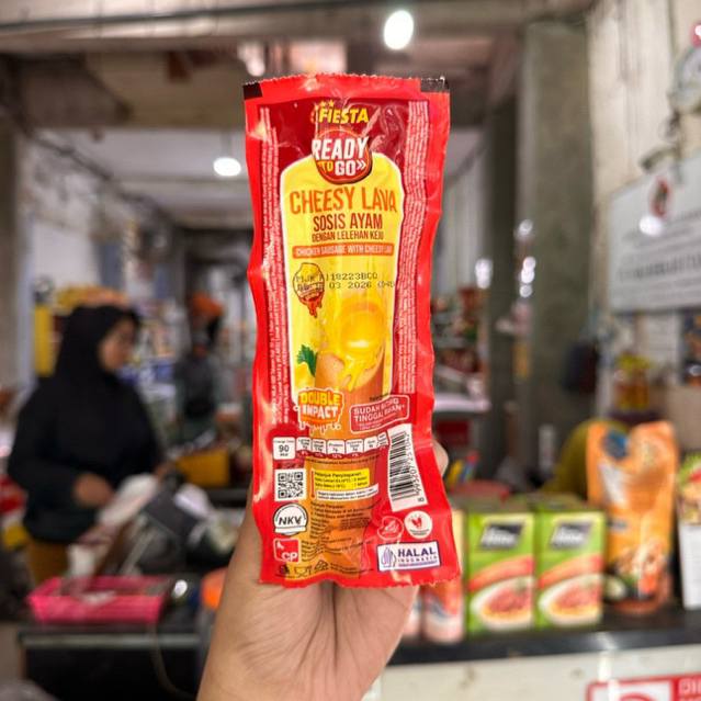 FIESTA cheesy lava sosis siap makan