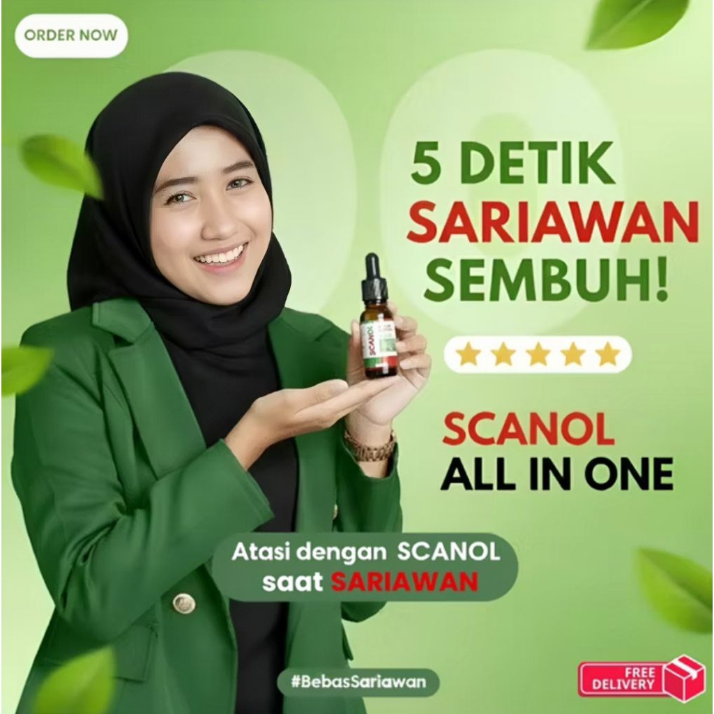 SCANOL - OBAT SARIAWAN HERBAL, UNTUK ANAK-ANAK / DEWASA AMPUH ATASI MASALAH SARIAWAN BIBIR, SARIAWAN