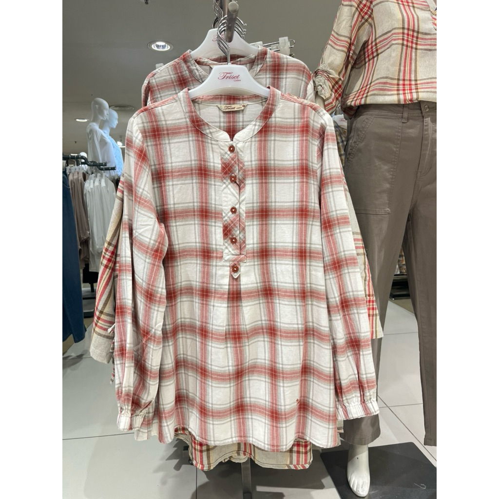 TRISET - Kemeja tunik wanita promo