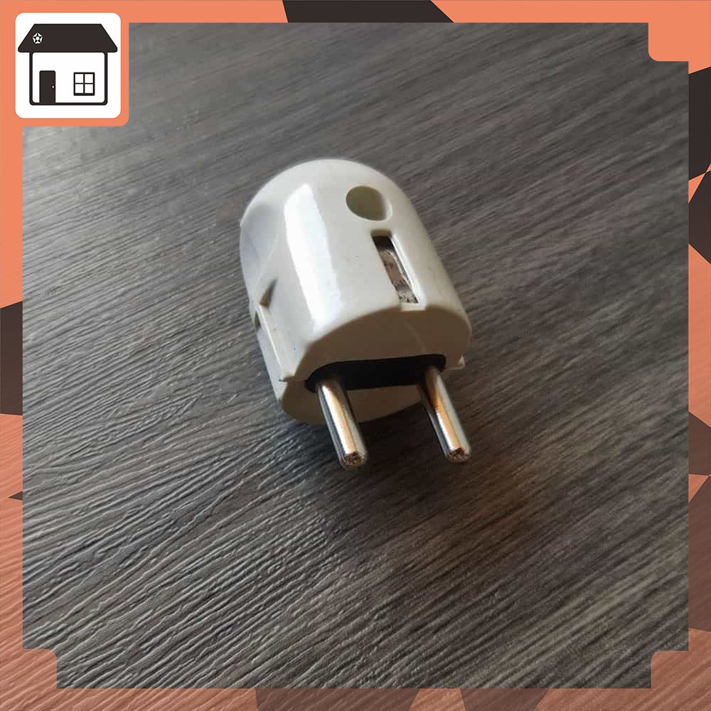 Steker Non SNI Saklar Arde Colokan Listrik 2 Kaki Bulat