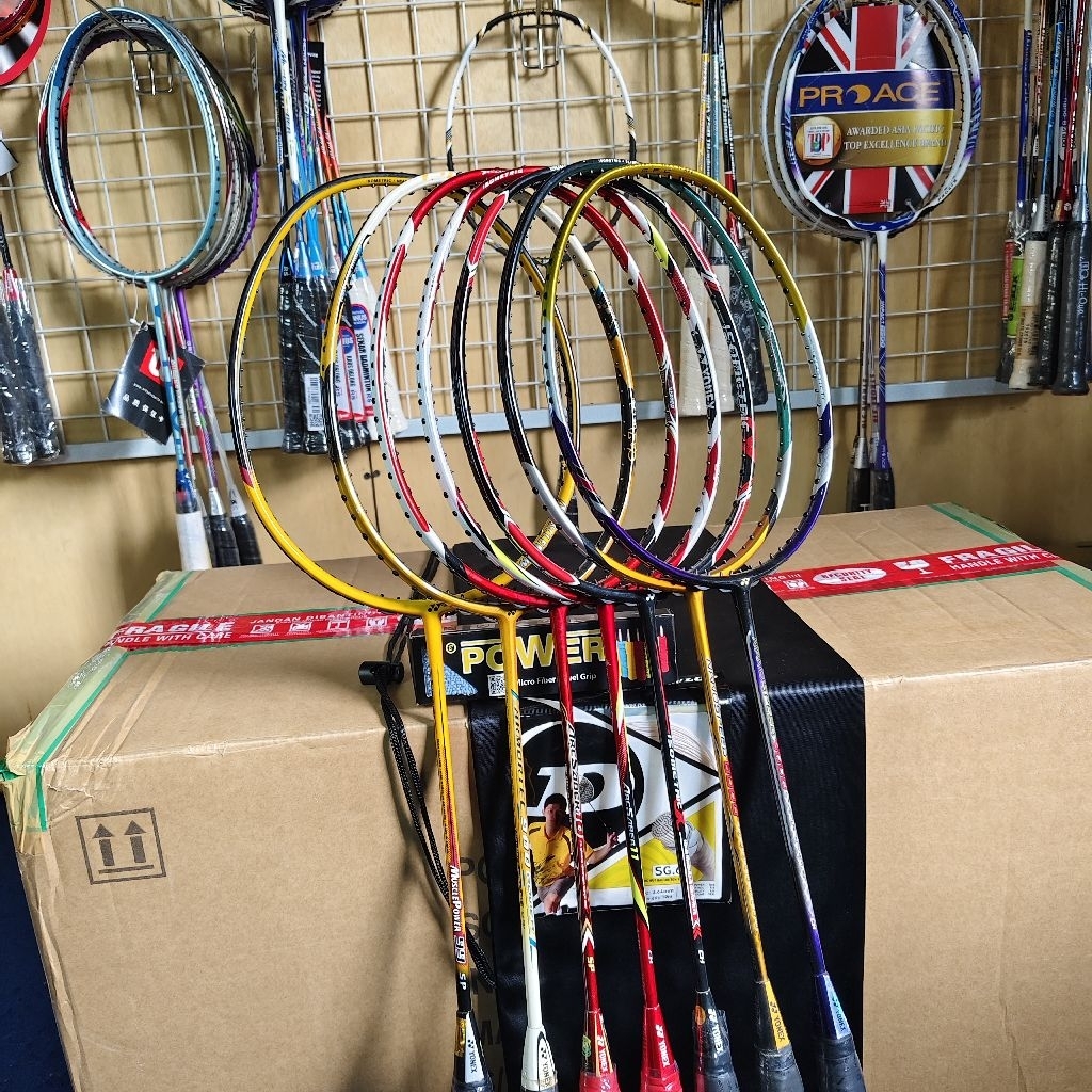 Raket Badminton YONEX Muscle power 99,Armortec 900,Arcsaber 10,Arcsaber 11,Isometric X,Nanospeed 800