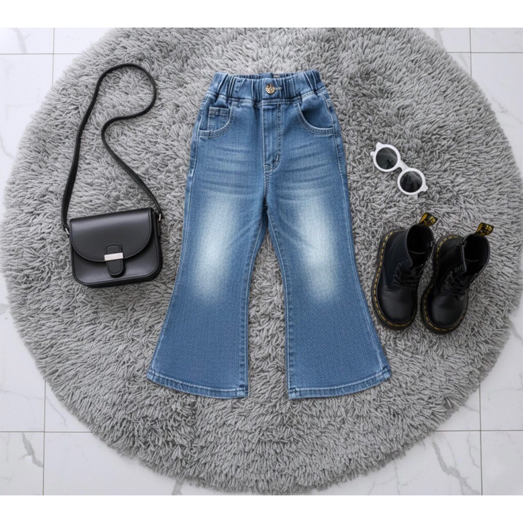 jeans anak / cutbray jeans / celana jeans anak perempuan / jeans cutbray