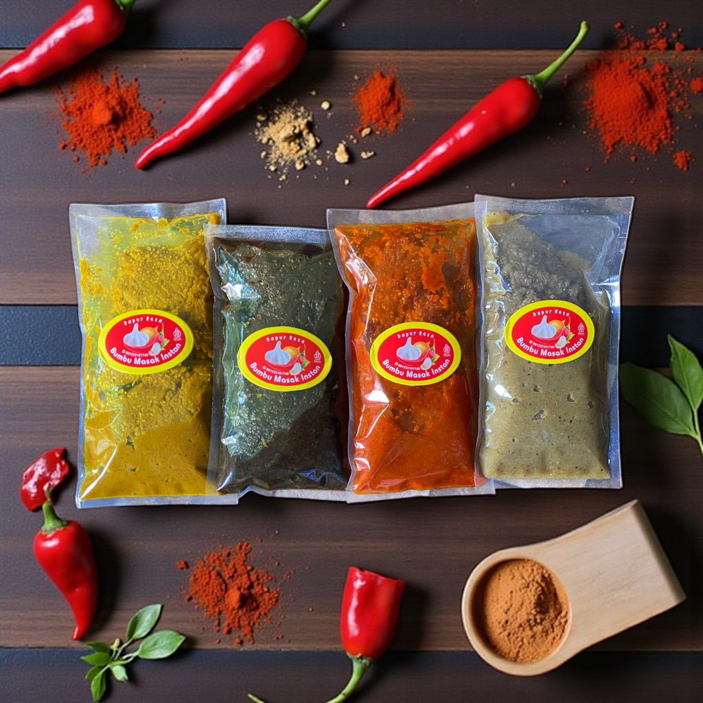 Bumbu Masak Instan 150gr /Bumbu Kare/ Bumbu Rendang/ Bumbu Opor / Bumbu Pepes/ Bumbu Gule/ Bumbu Aca