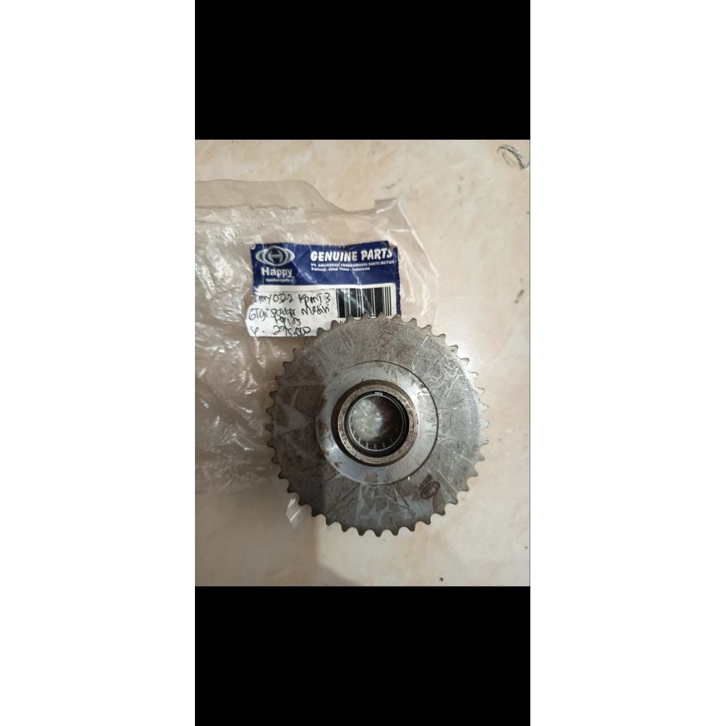 Gigi stater mesin roda tiga happy HP 125 original