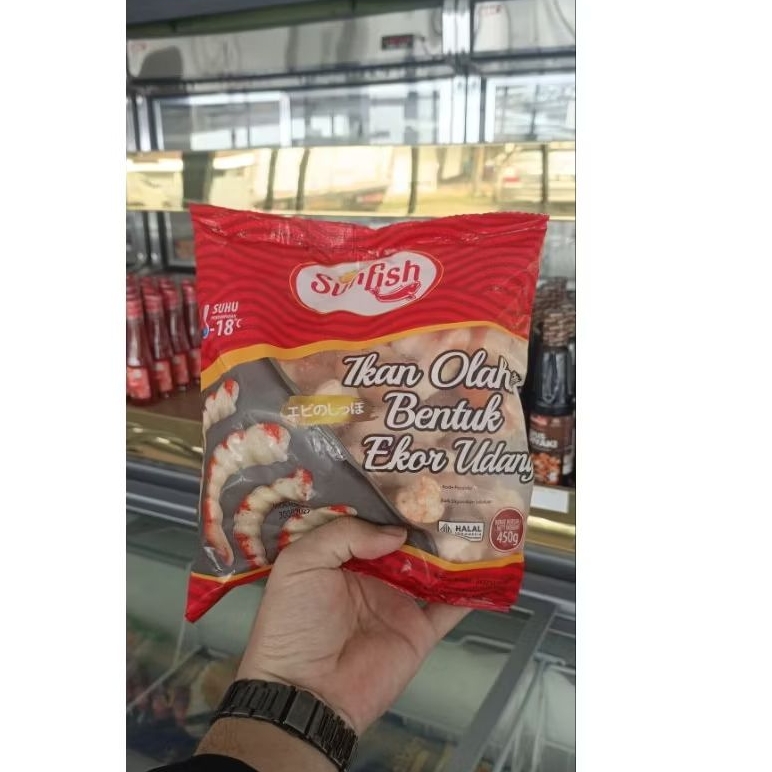 Sunfish Ikan Olahan Bentuk Ekor Udang