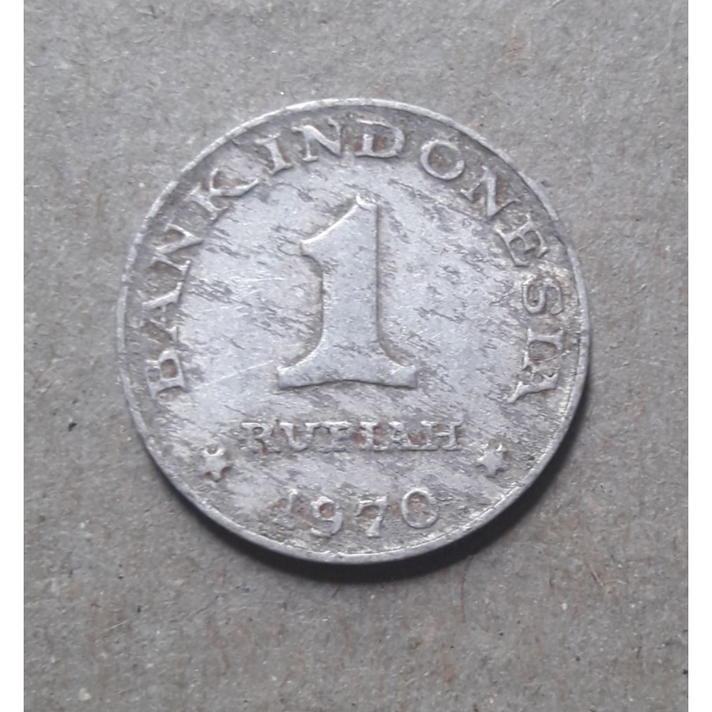 koin 1rupiah tahun 1970