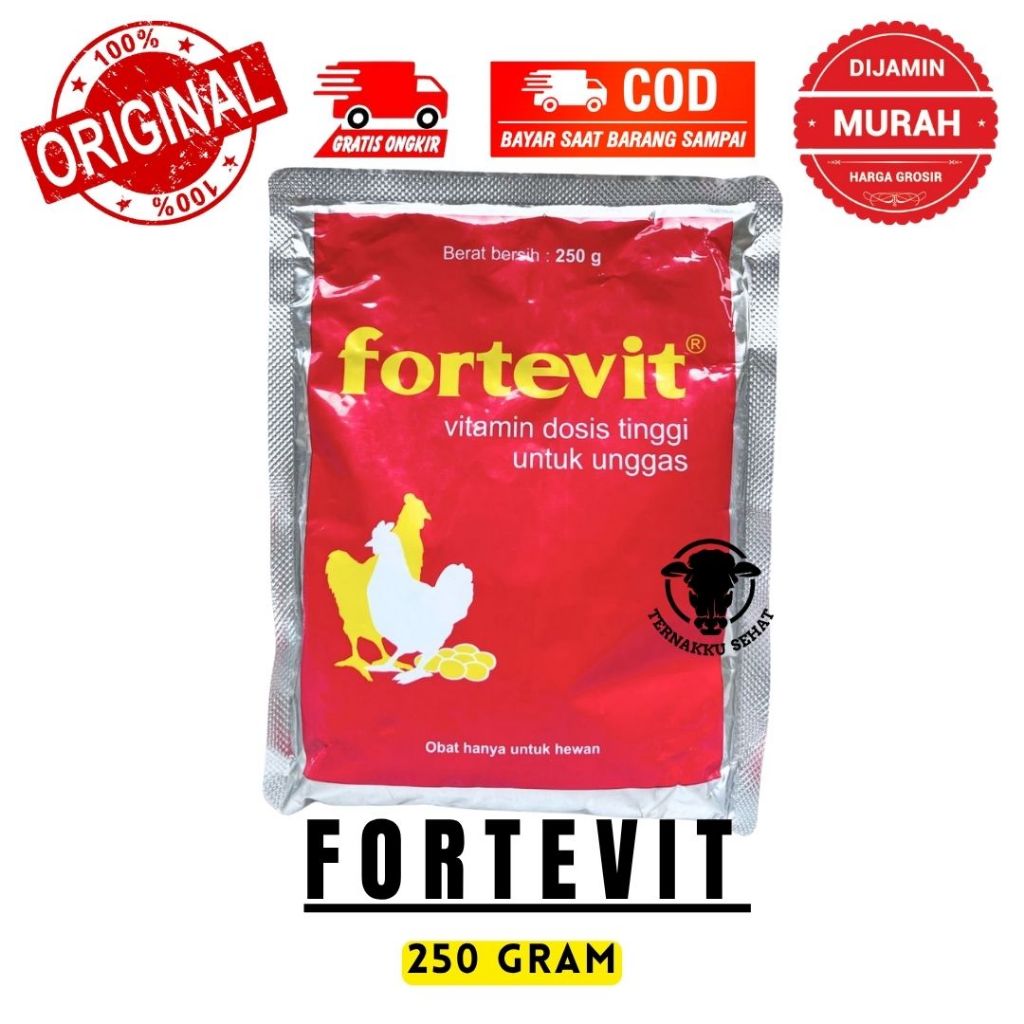 Fortevit 250g Vitamin Dosis Tinggi Ayam Unggas
