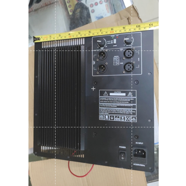 TURBOSONIC SUB1000 KIT POWER AKTIF SUBWOFER 600 WATT CLASS D ORIGINAL