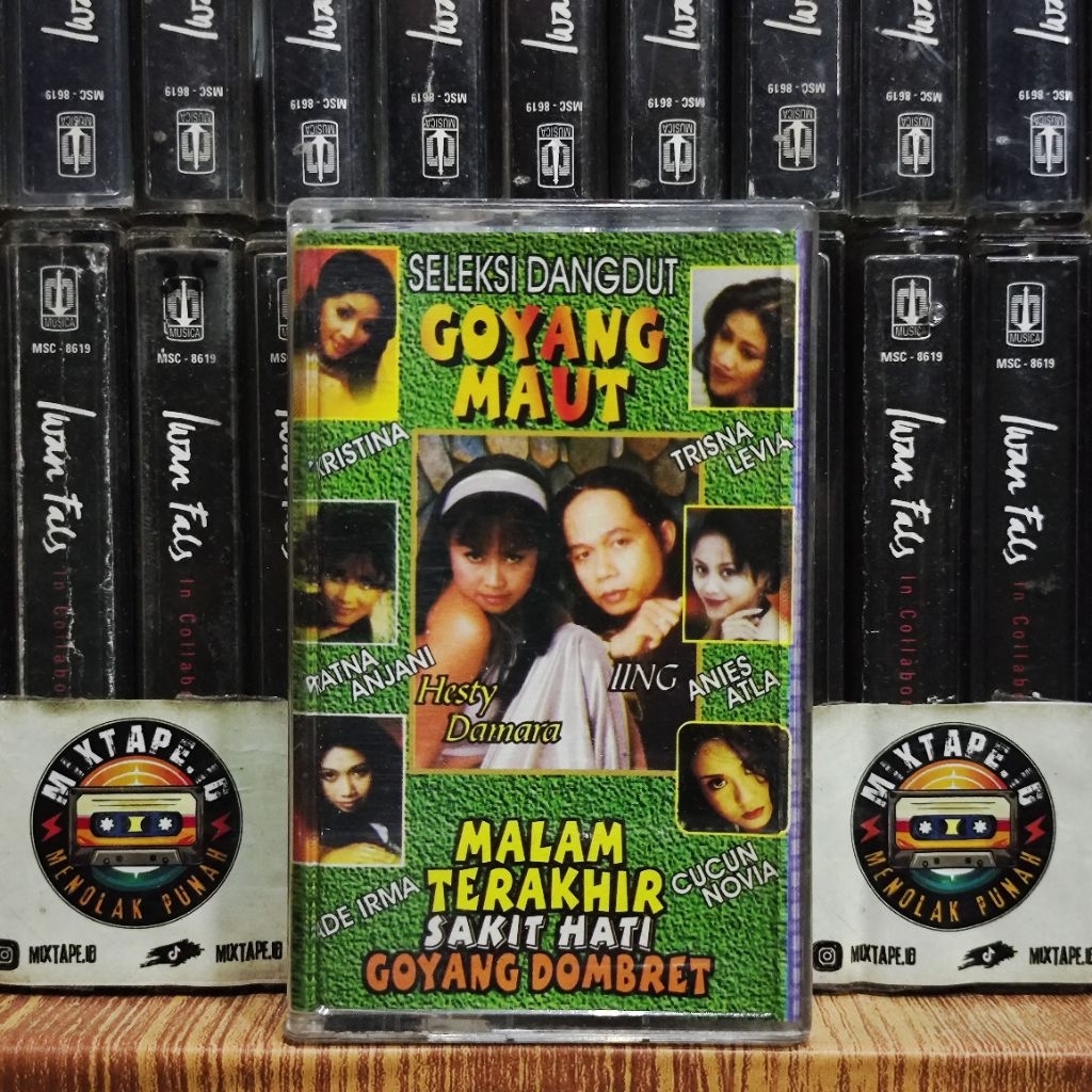 Kaset - Seleksi Dangdut Goyang Maut - Hesty Damara - Iing - Kristina - Trisna Levia - Ratna Anjani -