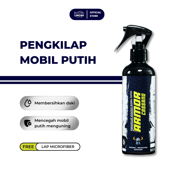 Lincah Licin - Pengkilap Khusus Mobil Putih I Armor cassano | Spesialis Warna Putih | Original