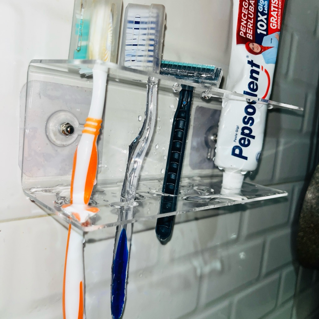 Rak Tempat sikat gigi rak kamar mandi