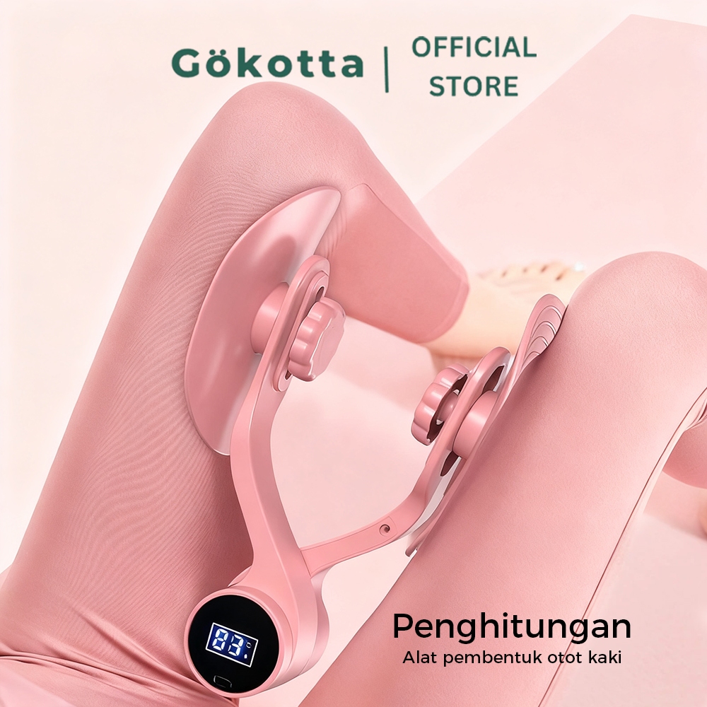 GOKOTTA Alat Olahraga Paha | Hip Trainer Pilates Olahraga Yoga Paha dan Kaki Alat Senam Kegel Leg Tr