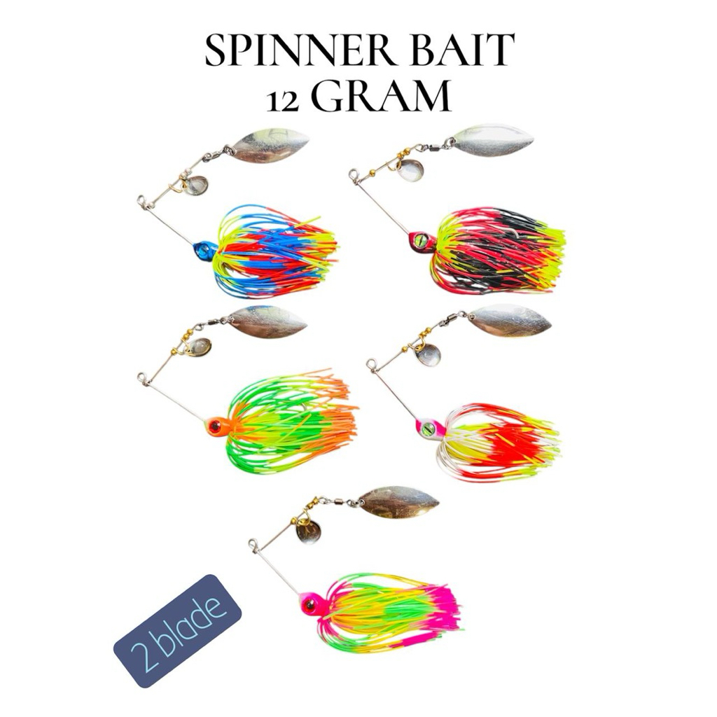 SPINNERBAIT 12 GRAM || UMPAN DASAR CASTING GABUS