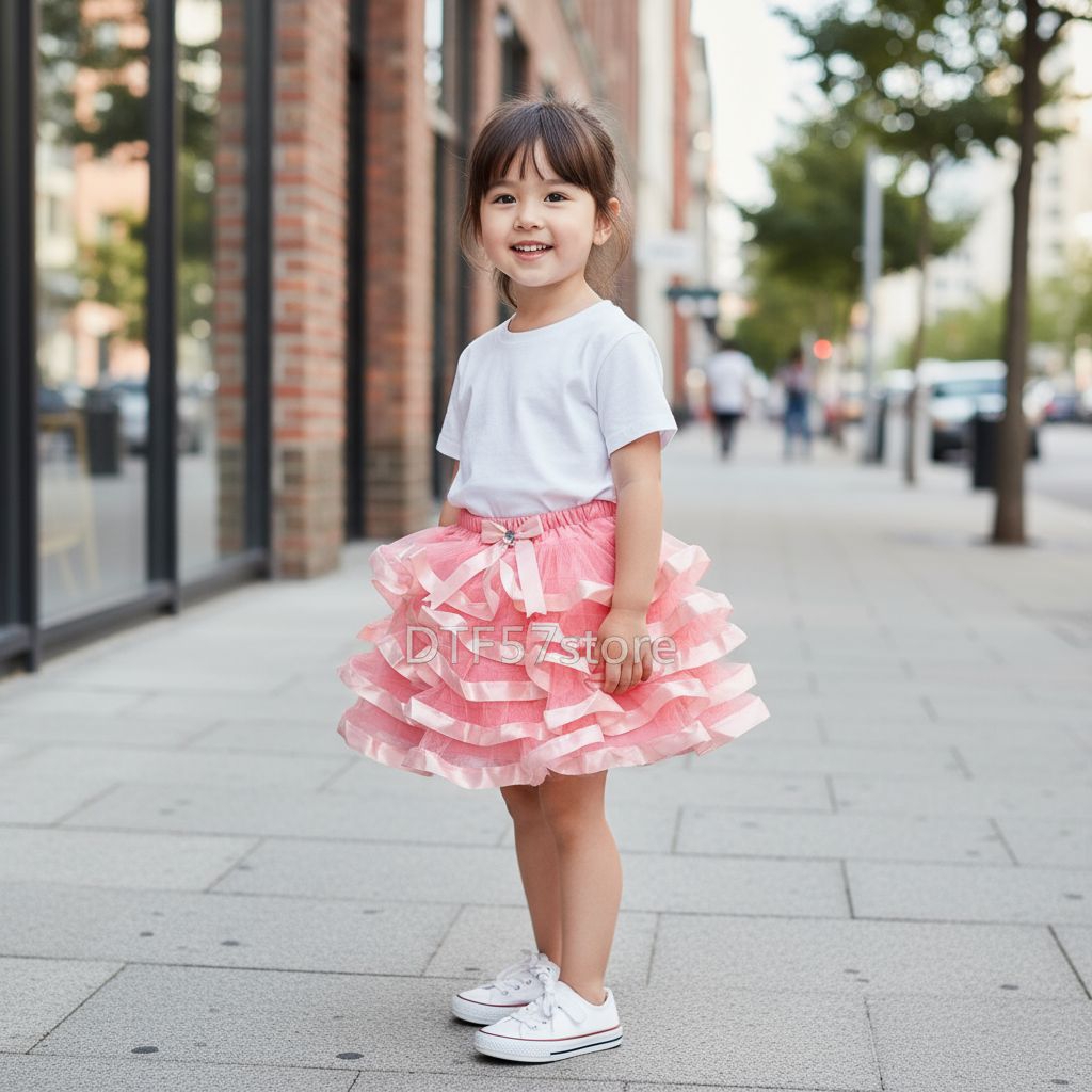 Morena Rok Tutu Anak Perempuan soft Tulle Premium utk anak 1-10 Tahun