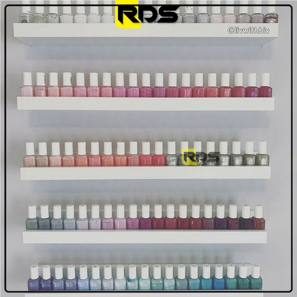 Rak Kutek Dinding Minimalis Tempat Kosmetik Lego Vapor Gantung | Rak Kutek Nail Art Nail Polish | Ra
