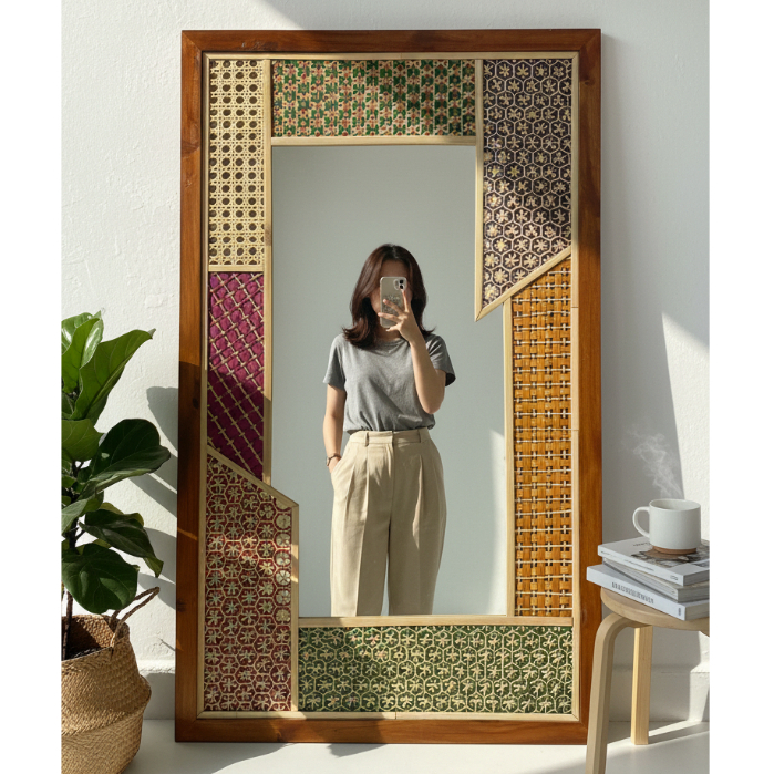 walldecor cermin/mirror estetik/cermin estetik