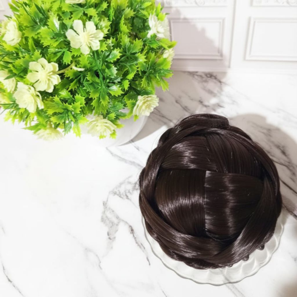 jepit rambut kepang anyam