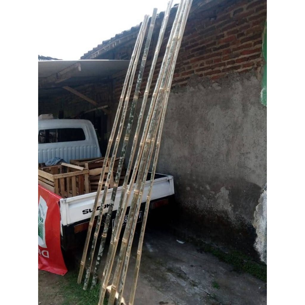 bilah bambu petung panjang 2meter bahan  layangan