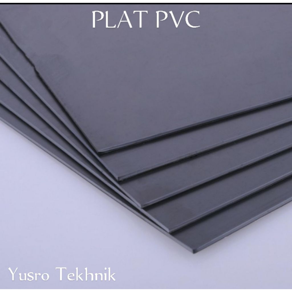 PLAT PVC tebal 2MM ukuran 50cm x 50cm PVC potongan/lembaran