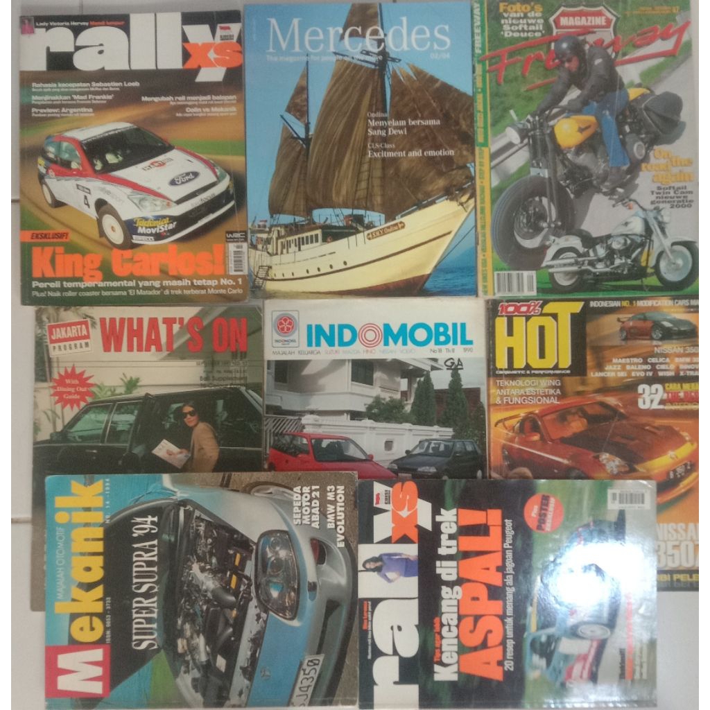 MAJALAH RALLY XS CAMPUR JUDUL BEKAS