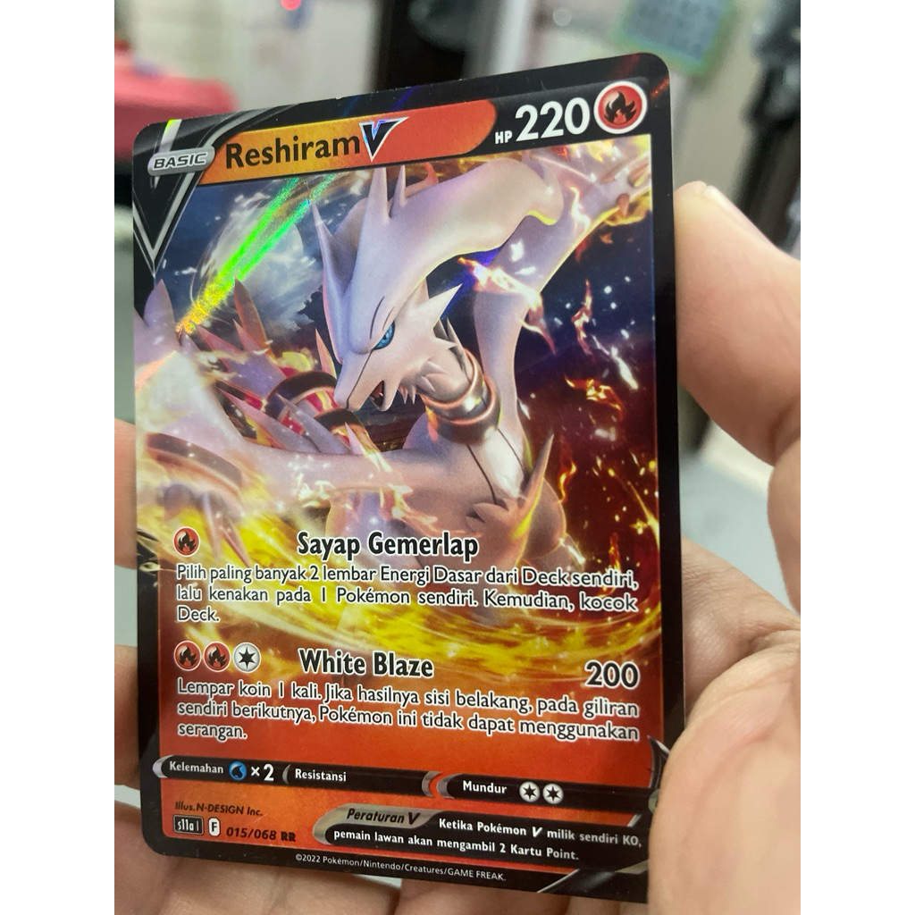 Reshiram V Kartu Pokemon