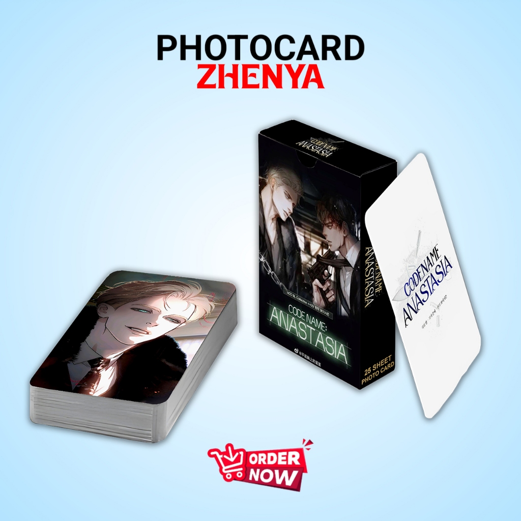 PHOTOCARD SET ZHENYA MANHWA CODENAME ANASTASIA 310 GSM PREMIUM