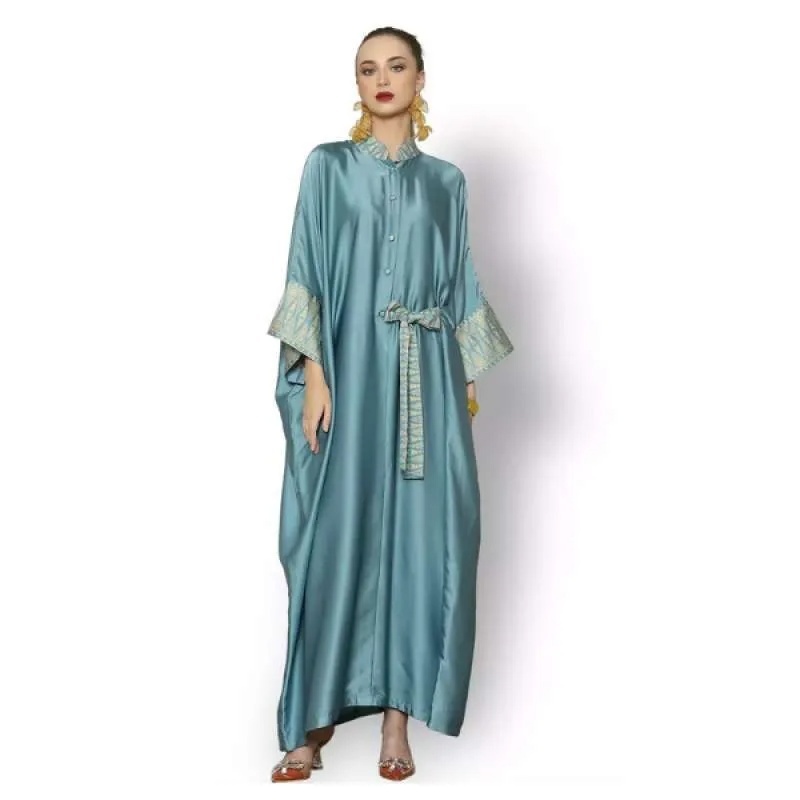 Kanzi Collection Exclusive Collared Button Kaftan