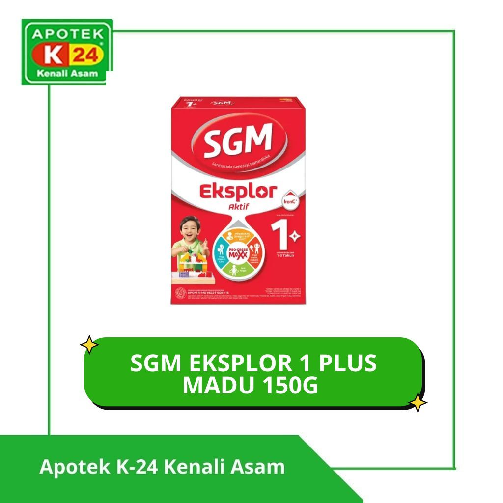 SGM Eksplor 1 Plus Madu Susu Formula Usia 1-3 Tahun (150 Gram)