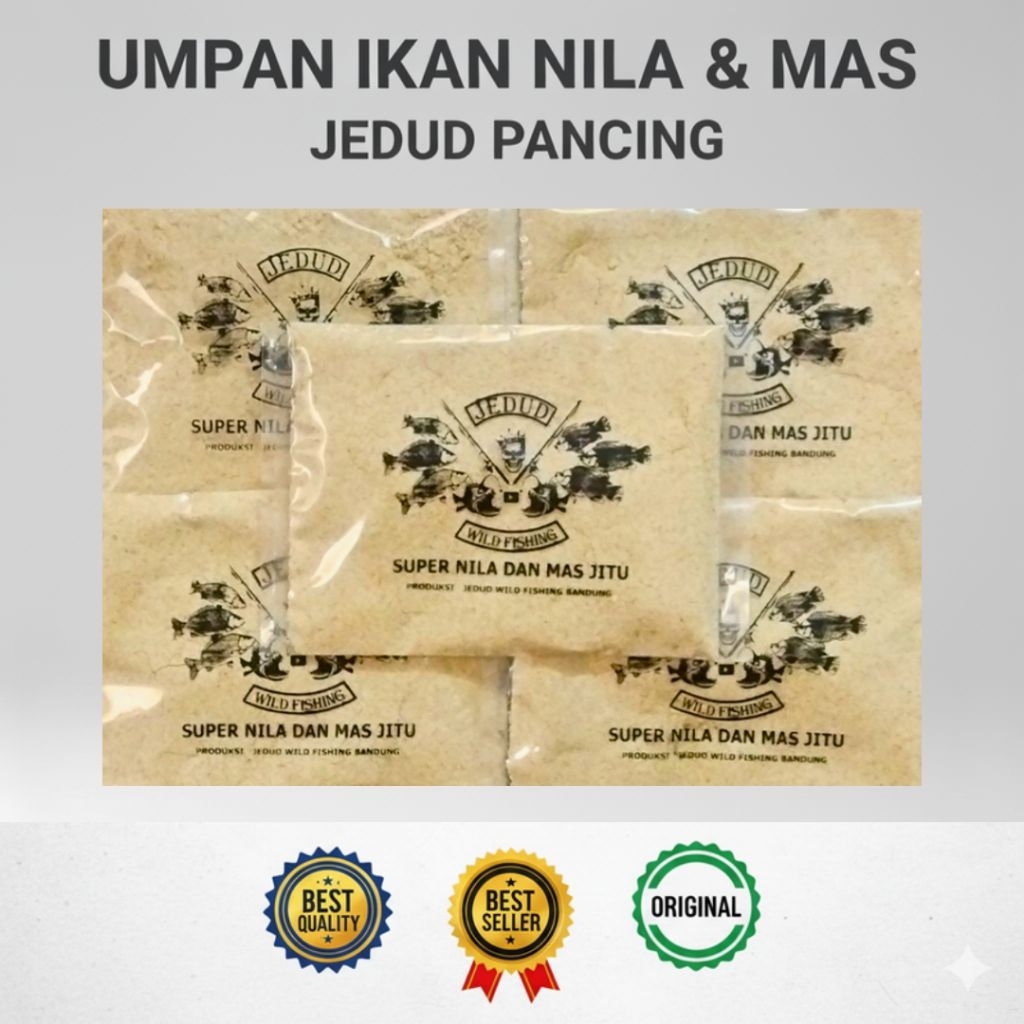 UMPAN IKAN NILA MUJAER UMPAN IKAN MAS SUPER NILA JITU JEDUD