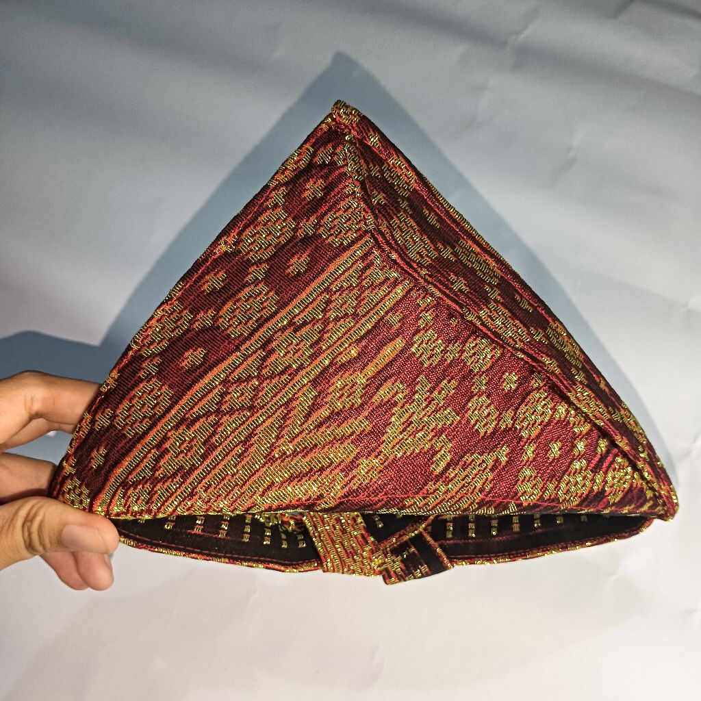 Tanjak sultan Palembang songket asli