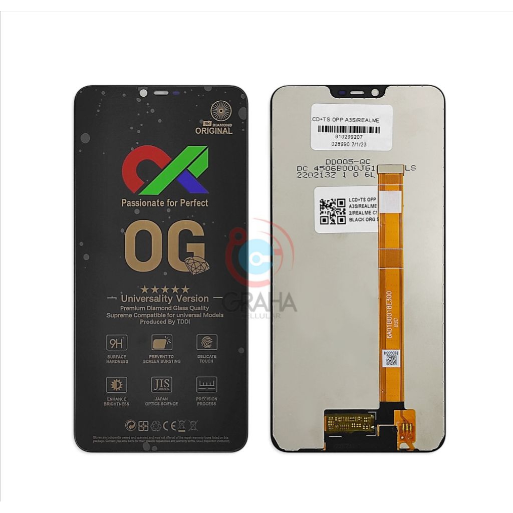 LCD HP Oppo A15 kualitas terbaik OG