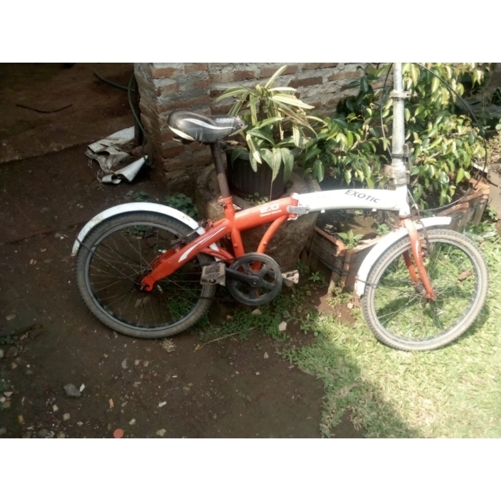 SEPEDA LIPAT EXOTIC 20INCH SINGLE SPEED,SEPEDA ANAK
