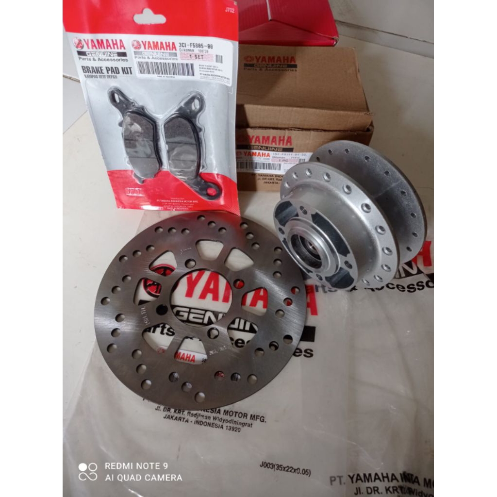 Tromol Cakram Depan Set 3 Pics Yamaha Jupiter MX Old Jupiter Z1 Kualitas ORI .
